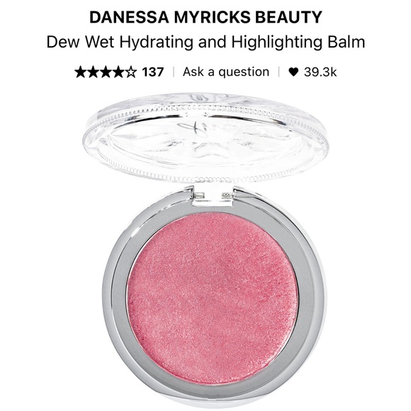 NIB Danessa Myricks Beauty Dew Wet Hydrating and Highlighting Balm - Picture 1 of 3